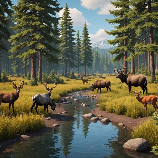 Quels sont les défis de la création d'un jeu de simulation de gestion de la faune sauvage ?